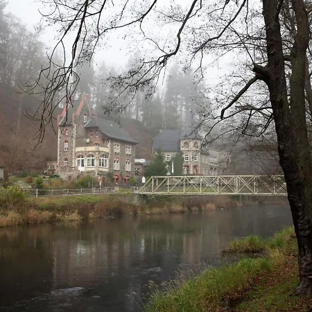 Beautiful In The Romantic Bode Gorge Directly On The Edge Of The Forest With Fireplace * Hüttenrode